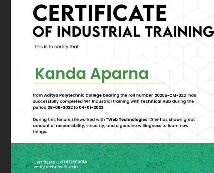 Vocational Training